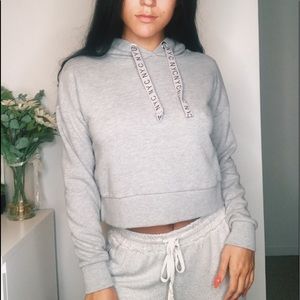 Forever 21 NYC Cropped hoodie